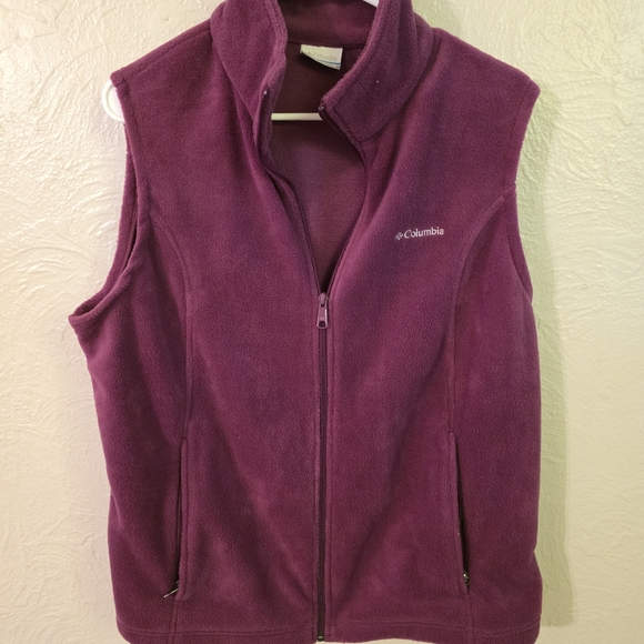 Columbia Tops - Columbia Purple Fleece Vest